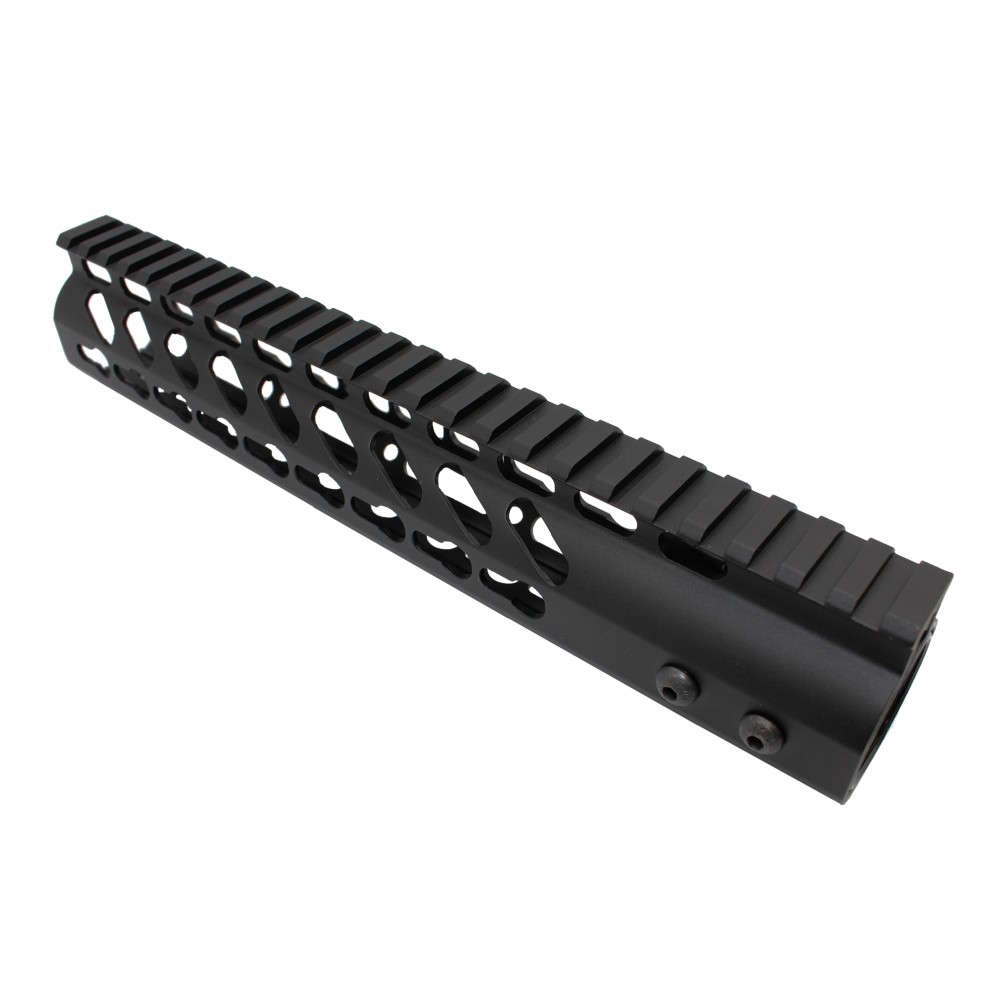 AR15 Super Keymod Free Float Handguard 223 556 Steel Barrel Nut